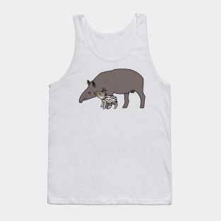 Lowland Tapir Family Tank Top